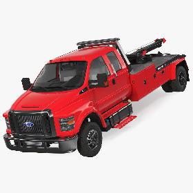 Ford F650 Supercab Tow Truck 2019 3D